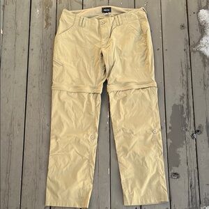 Marmot Women's Straight Leg Convertible Pants - Light Tan
